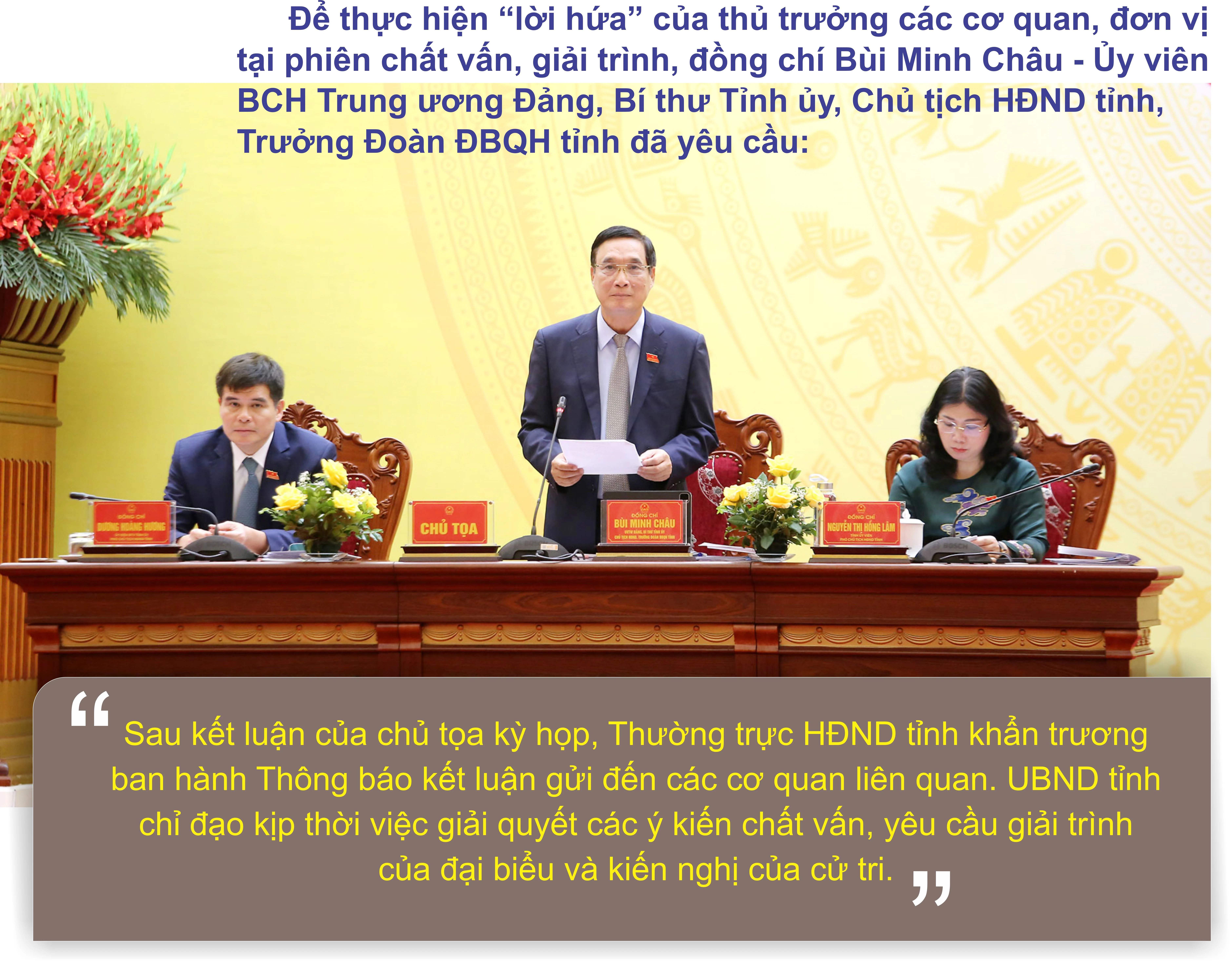 Kỳ 2: Trách nhiệm trong từng phiên chất vấn