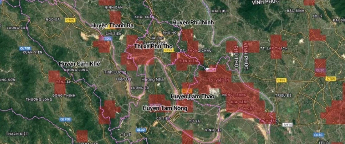 Bộ Quốc phòng công bố khu vực cấm bay trên cả nước đối với phương tiện bay không người lái