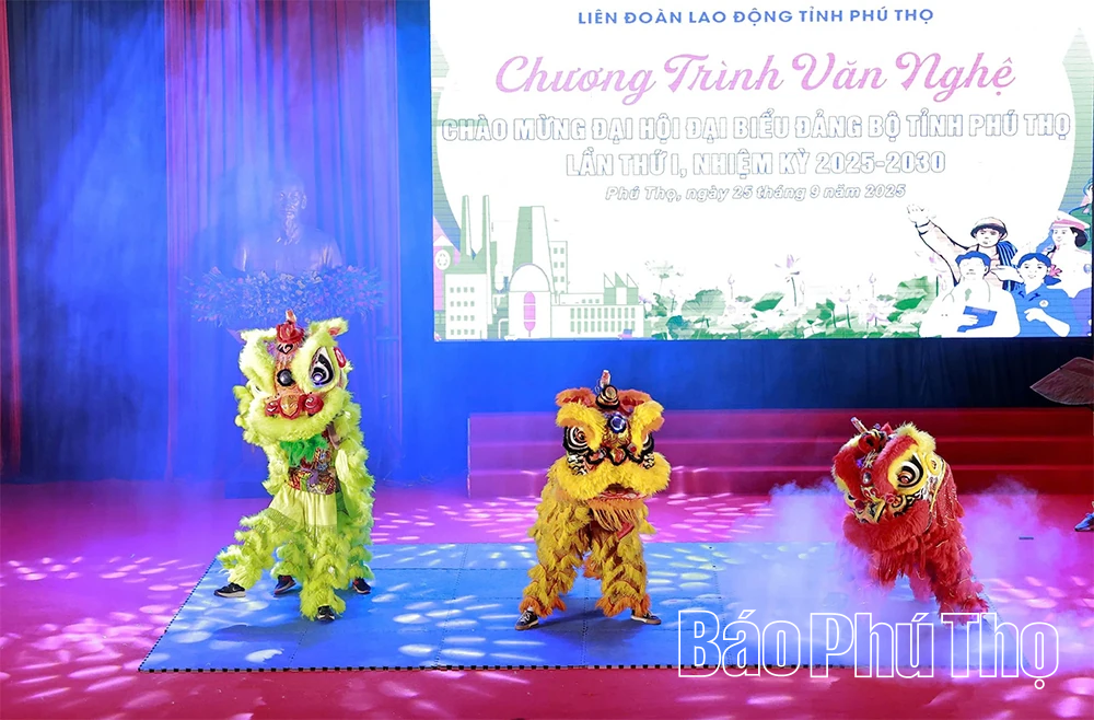 Chương trình văn nghệ chào mừng Đại hội đại biểu Đảng bộ tỉnh lần thứ I, nhiệm kỳ 2025-2030