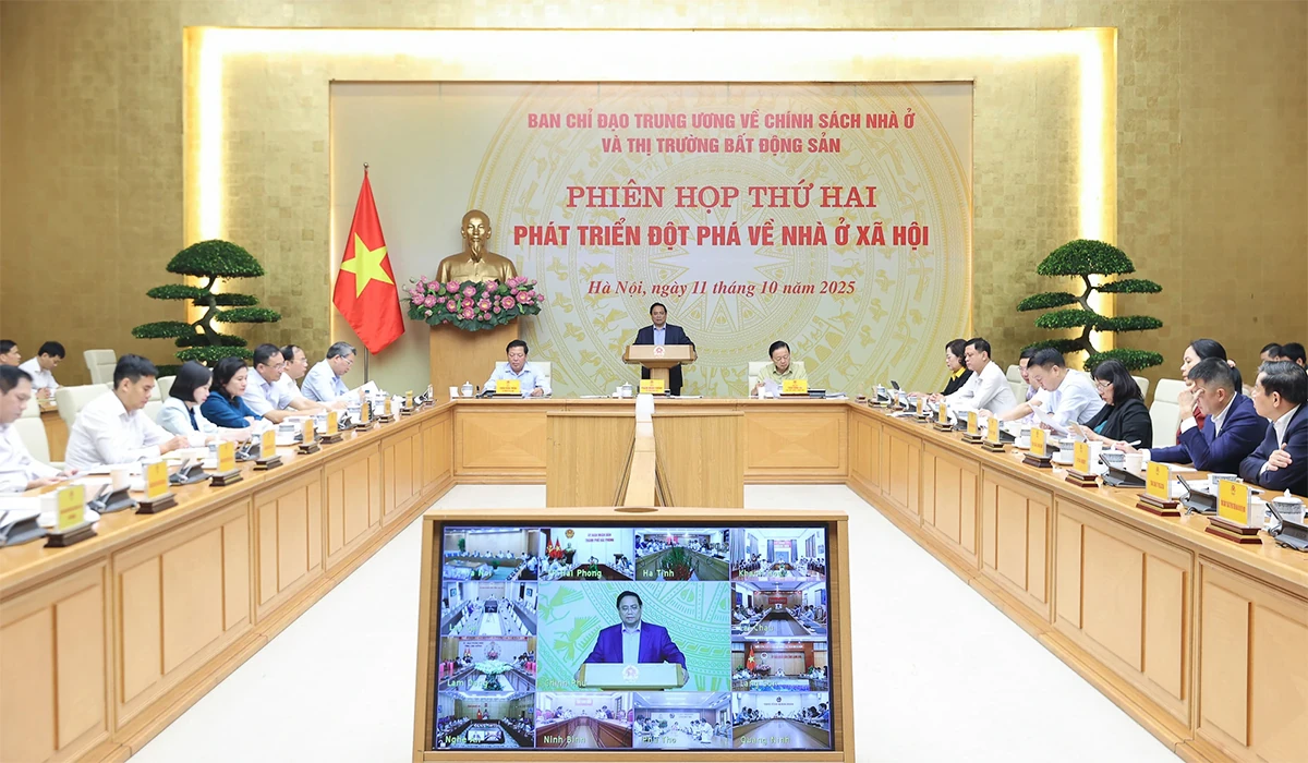 Thủ tướng chủ trì phiên họp về phát triển đột phá nhà ở xã hội