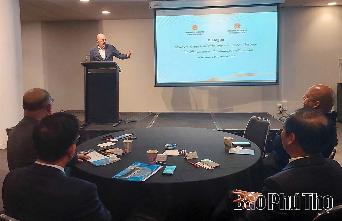 Đối thoại giữa lãnh đạo tỉnh Phú Thọ và cộng đồng doanh nghiệp Úc tại Melbourne