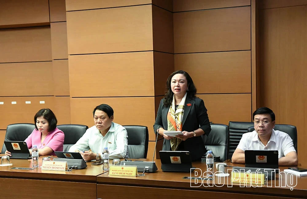 Đại biểu Quốc hội tỉnh Phú Thọ tiếp tục góp ý vào 3 dự án luật