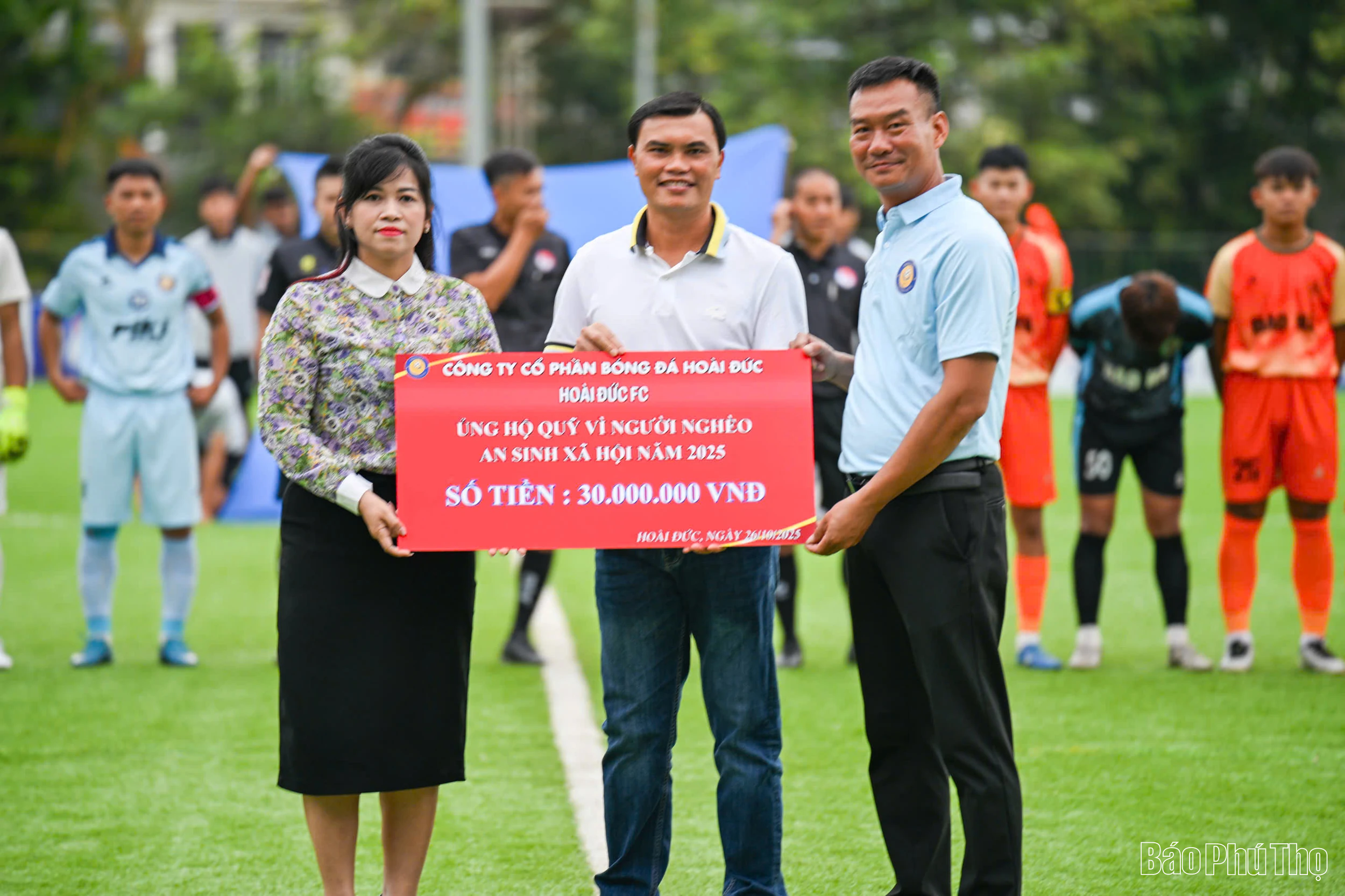 Đội bóng đến từ Phú Thọ tranh tài ở Giải hạng Ba quốc gia năm 2025