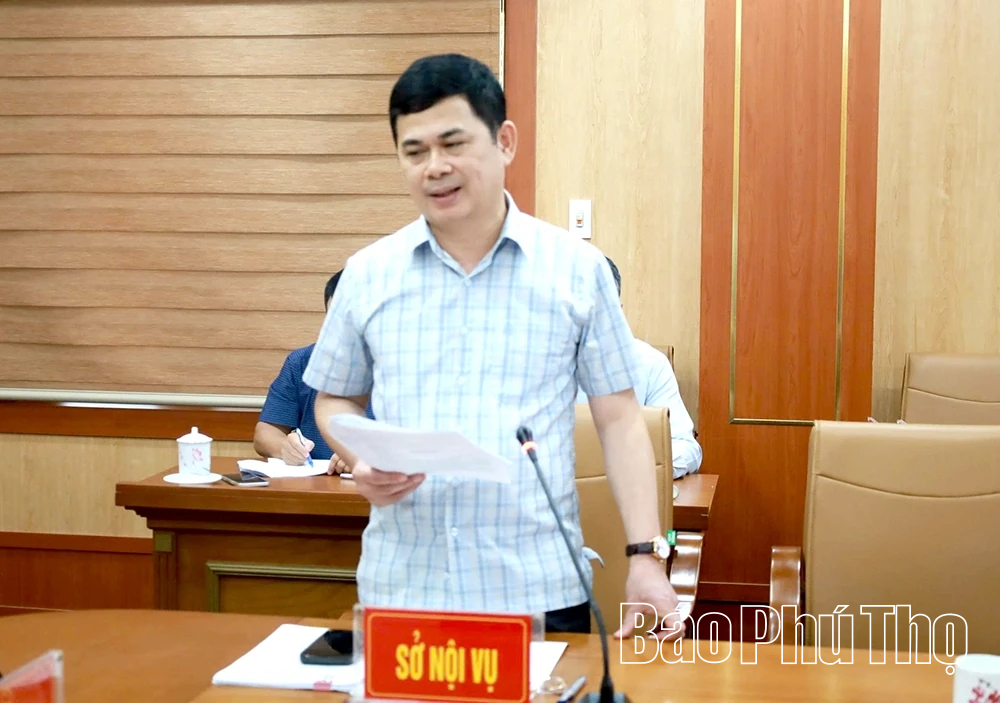 Sở Nội vụ báo cáo dự thảo Nghị quyết Quy định chính sách tặng quà cho người có công