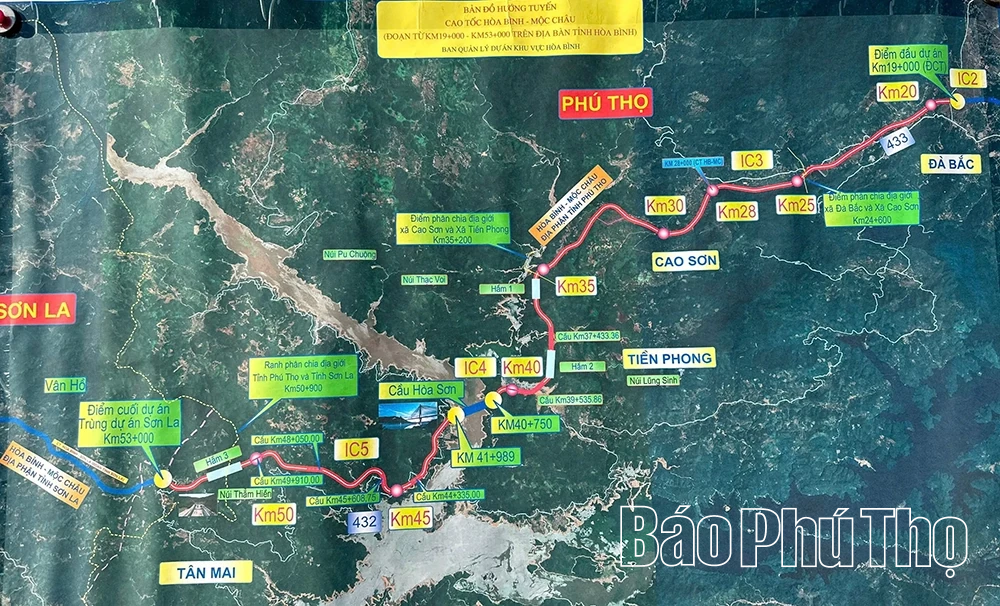 Quyết liệt tháo gỡ khó khăn Dự án cao tốc Hòa Bình - Mộc Châu