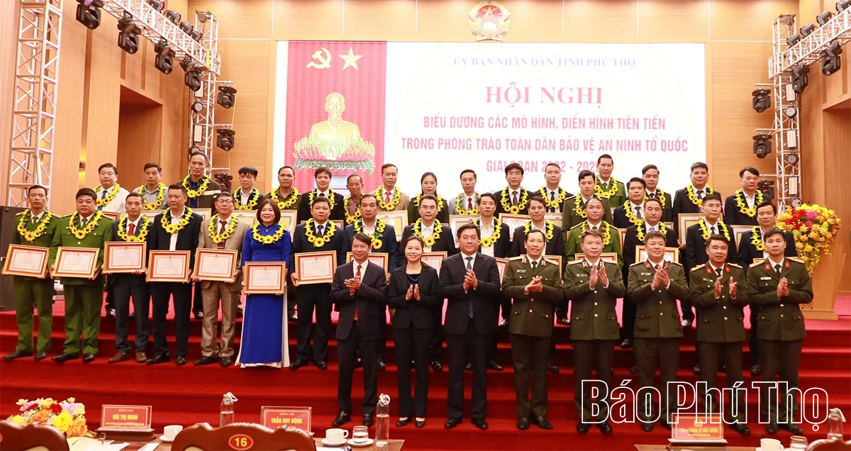 Biểu dương các mô hình, điển hình tiên tiến trong phong trào “Toàn dân bảo vệ an ninh Tổ quốc” giai đoạn 2022 – 2025