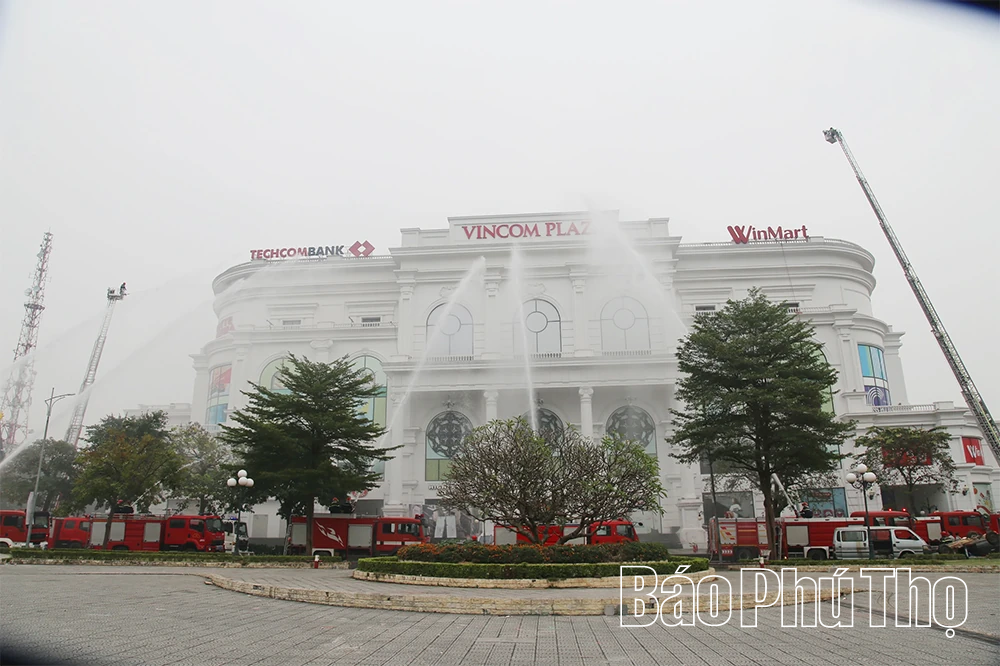 Tổng duyệt thực tập phương án chữa cháy và cứu nạn, cứu hộ cấp tỉnh năm 2025