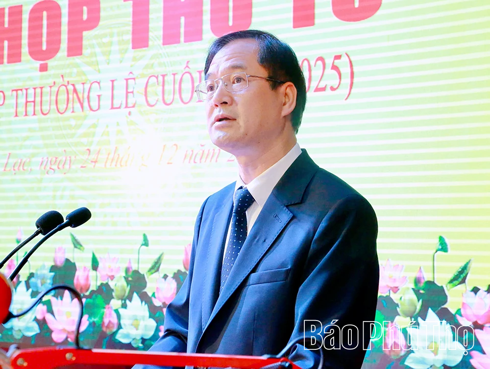 Kỳ họp thứ 4, HĐND xã Yên Lạc khóa I, nhiệm kỳ 2021-2026