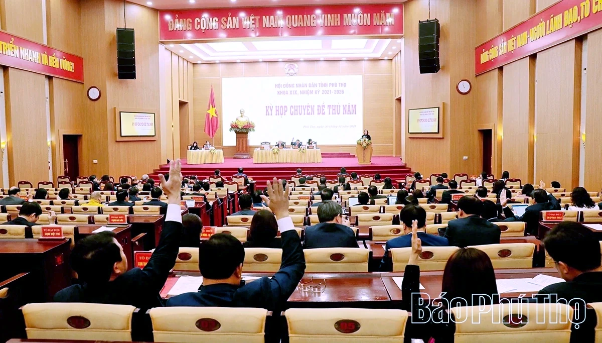 Kỳ họp chuyên đề thứ năm, HĐND tỉnh khóa XIX: Thông qua 16 nghị quyết quan trọng