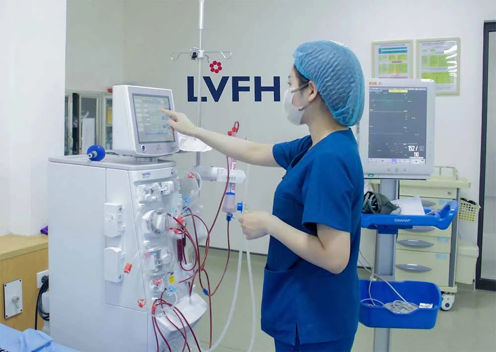 Trải nghiệm điều trị chạy thận chất lượng cao, tiêu chuẩn quốc tế