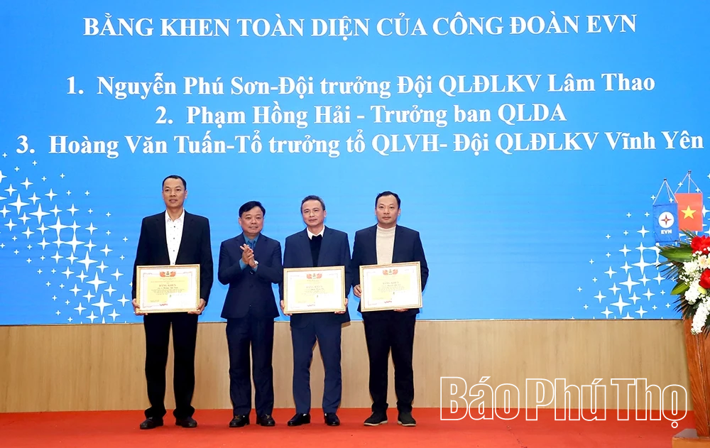 Công đoàn Công ty Điện lực Phú Thọ triển khai nhiệm vụ năm 2026