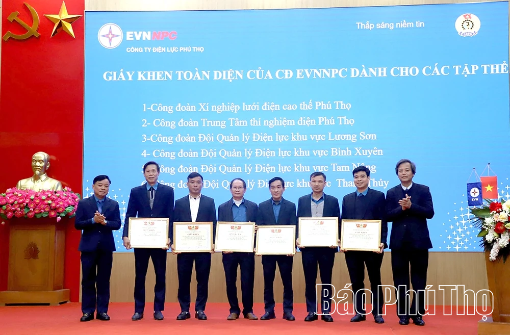 Công đoàn Công ty Điện lực Phú Thọ triển khai nhiệm vụ năm 2026