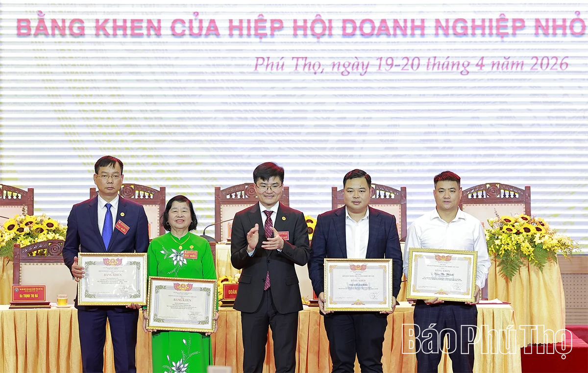 Đại hội Hiệp hội Doanh nghiệp tỉnh Phú Thọ lần thứ Nhất, nhiệm kỳ 2026-2031