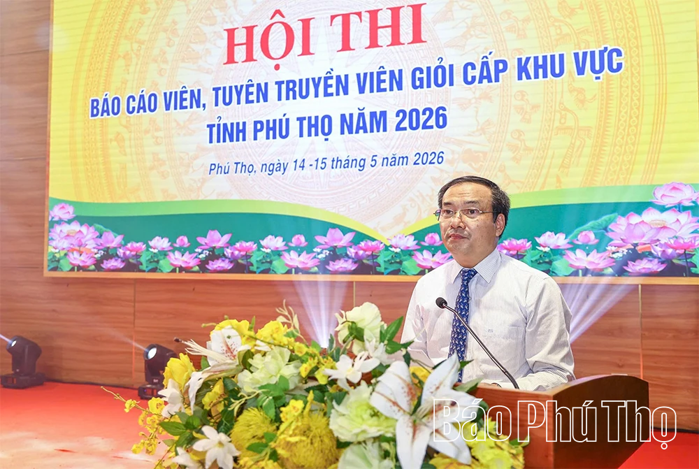 Khai mạc Hội thi Báo cáo viên giỏi khu vực Vĩnh Phúc