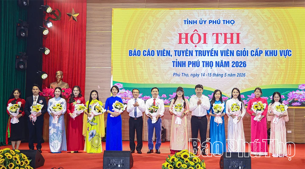 Khai mạc Hội thi Báo cáo viên giỏi khu vực Vĩnh Phúc
