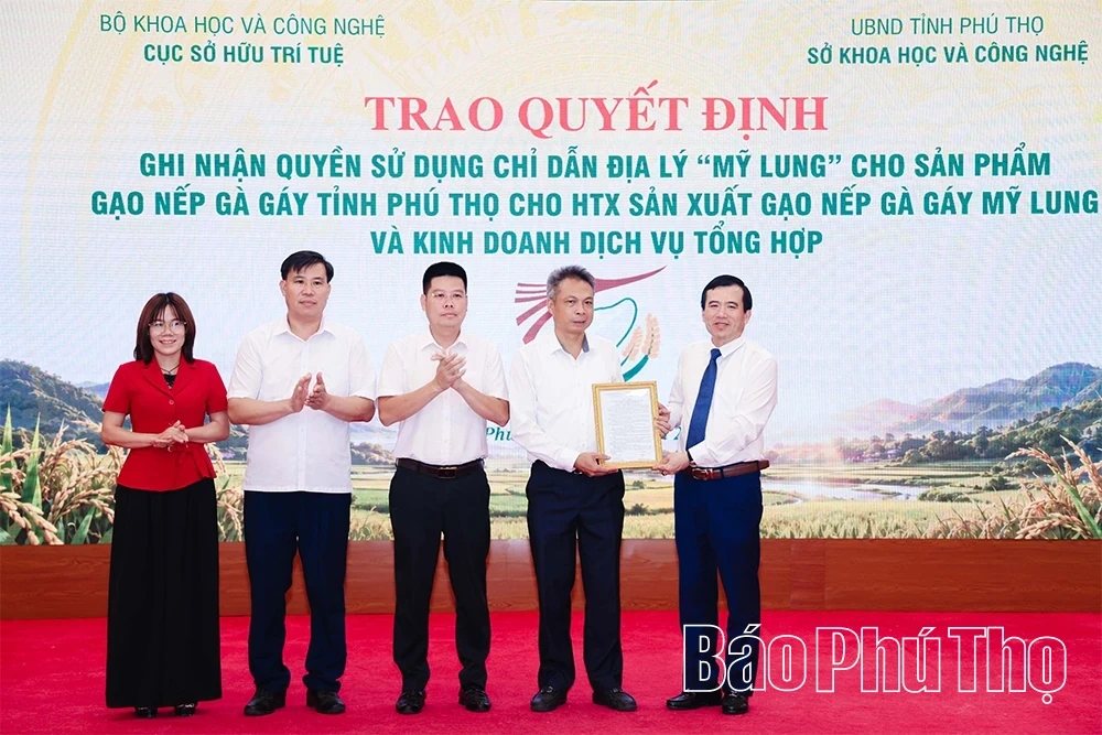 Phu Tho Unveils “My Lung” Geographical Indication for Ga Gay Glutinous Rice