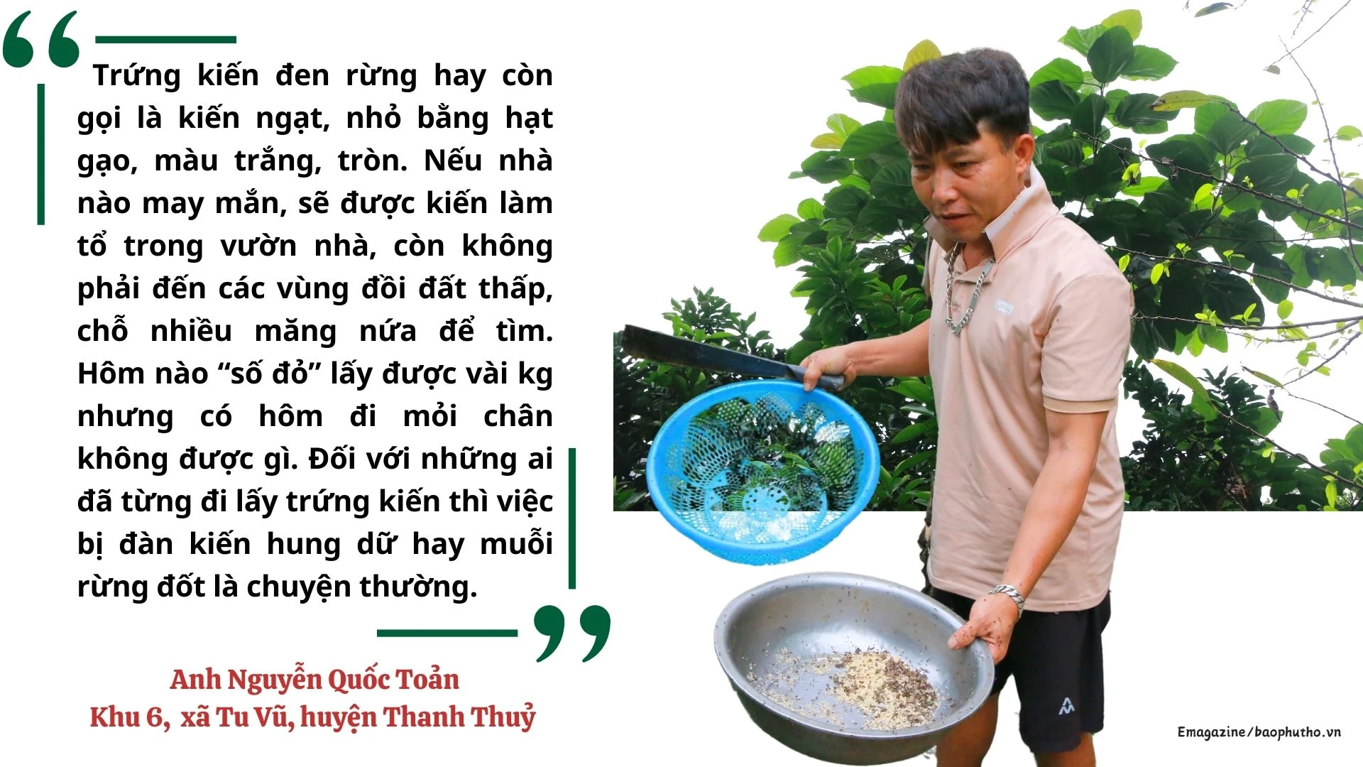 Món ăn cuối xuân của người Mường