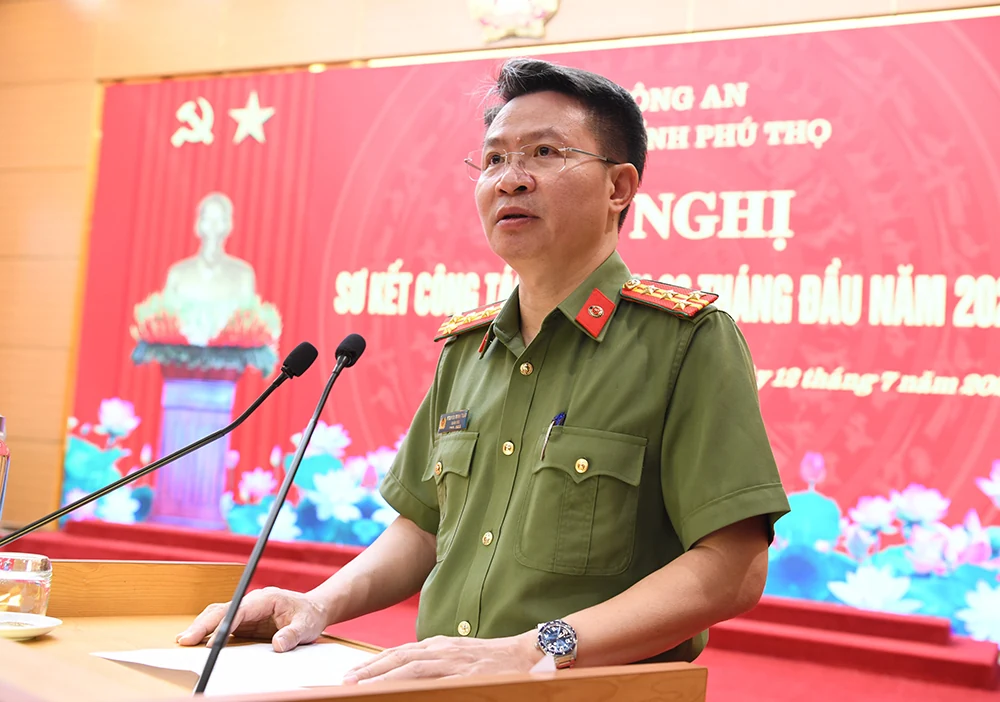 Sơ kết công tác Công an 6 tháng đầu năm 2024