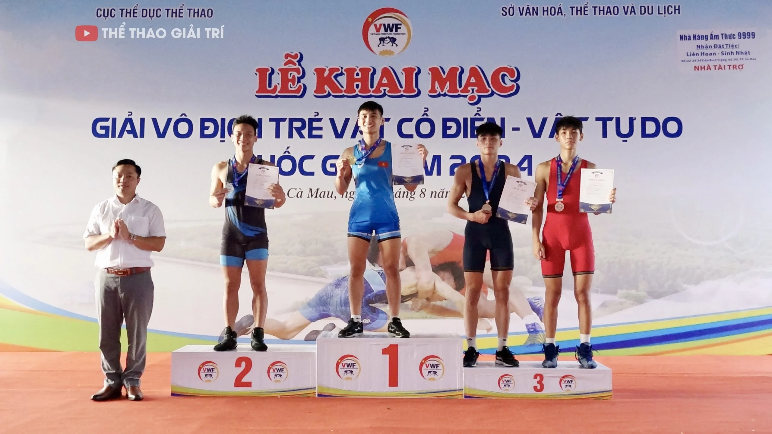 Phú Thọ giành 6 huy chương tại Giải Vô địch trẻ Vật cổ điển – Vật tự do quốc gia