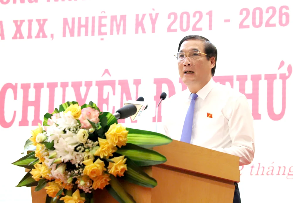 Kỳ họp chuyên đề thứ Năm, HĐND tỉnh khoá XIX