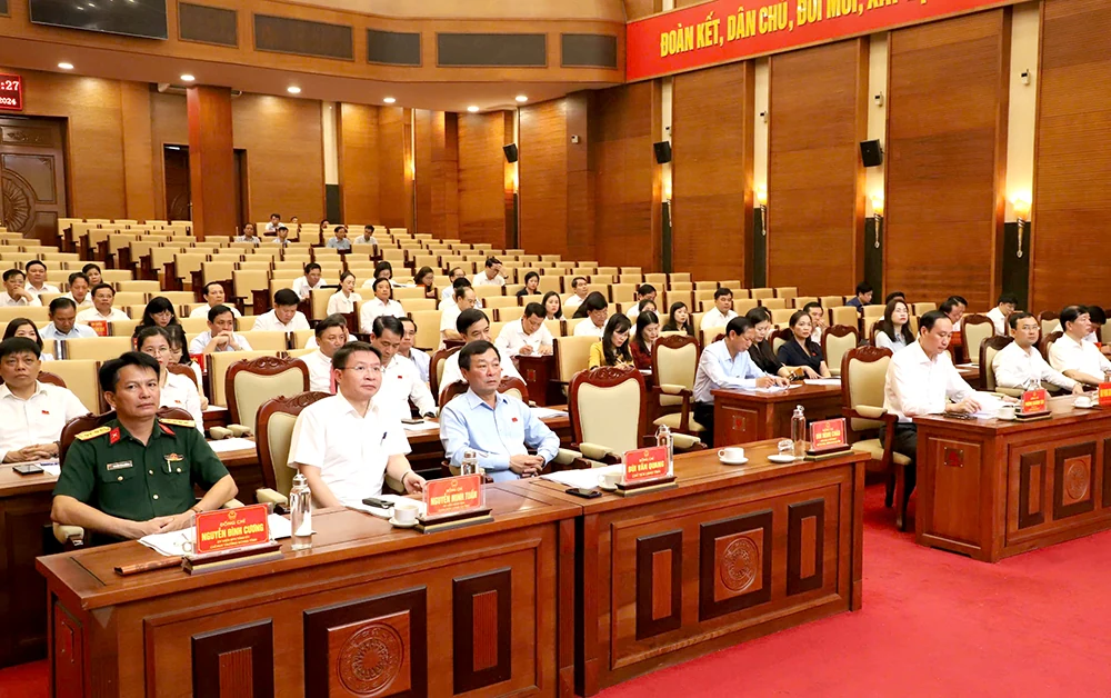 Kỳ họp chuyên đề thứ Năm, HĐND tỉnh khoá XIX