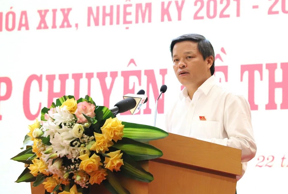 Kỳ họp chuyên đề thứ Năm, HĐND tỉnh khoá XIX