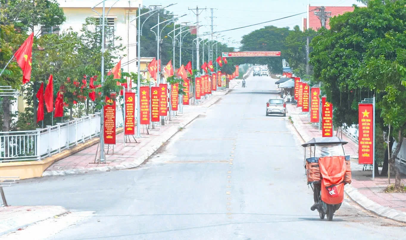 Rực rỡ cờ sao chào mừng Tết Độc lập