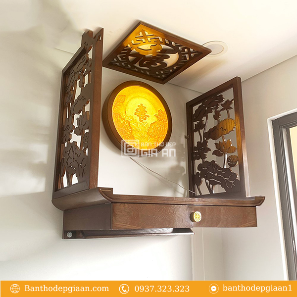 Bàn thờ đẹp Gia An - Sự kết hợp tinh tế giữa truyền thống và hiện đại