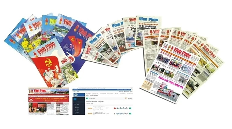 Báo Vĩnh Phúc 73 năm xây dựng và trưởng thành‏