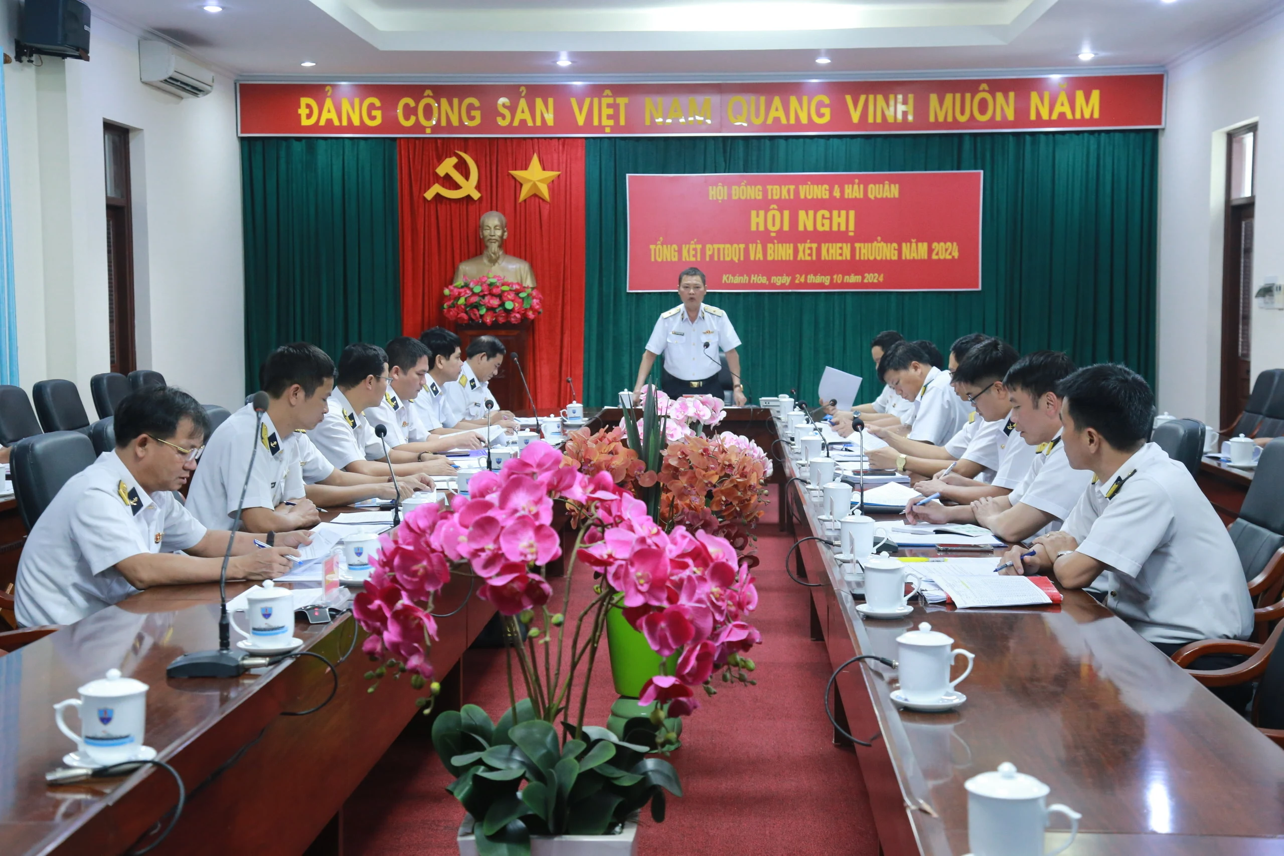 Vùng 4 Hải quân tổng kết Phong trào Thi đua Quyết thắng năm 2024