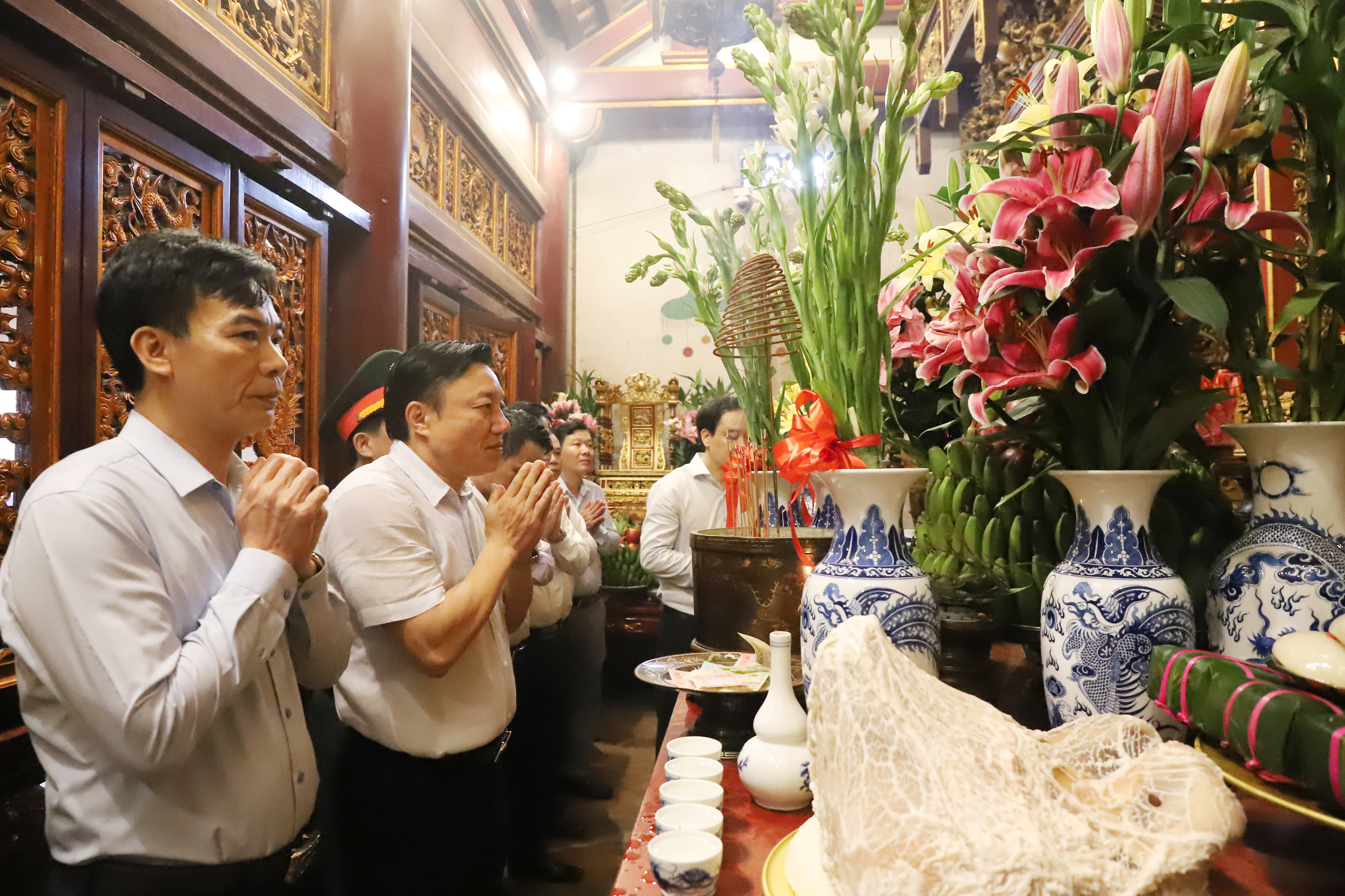 Kiểm tra thực địa tại Khu Di tích lịch sử Đền Hùng