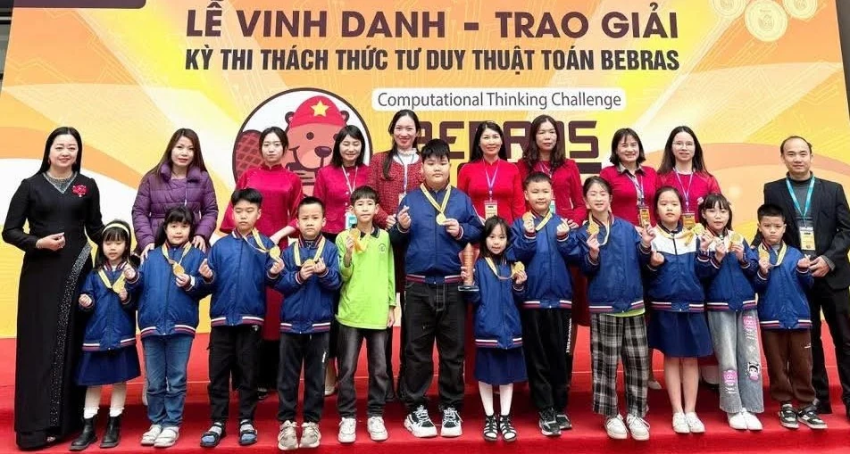 Tan Dan Primary School Students Win 98 Awards at Bebras Vietnam 2025 Algorithmic Thinking Challenge