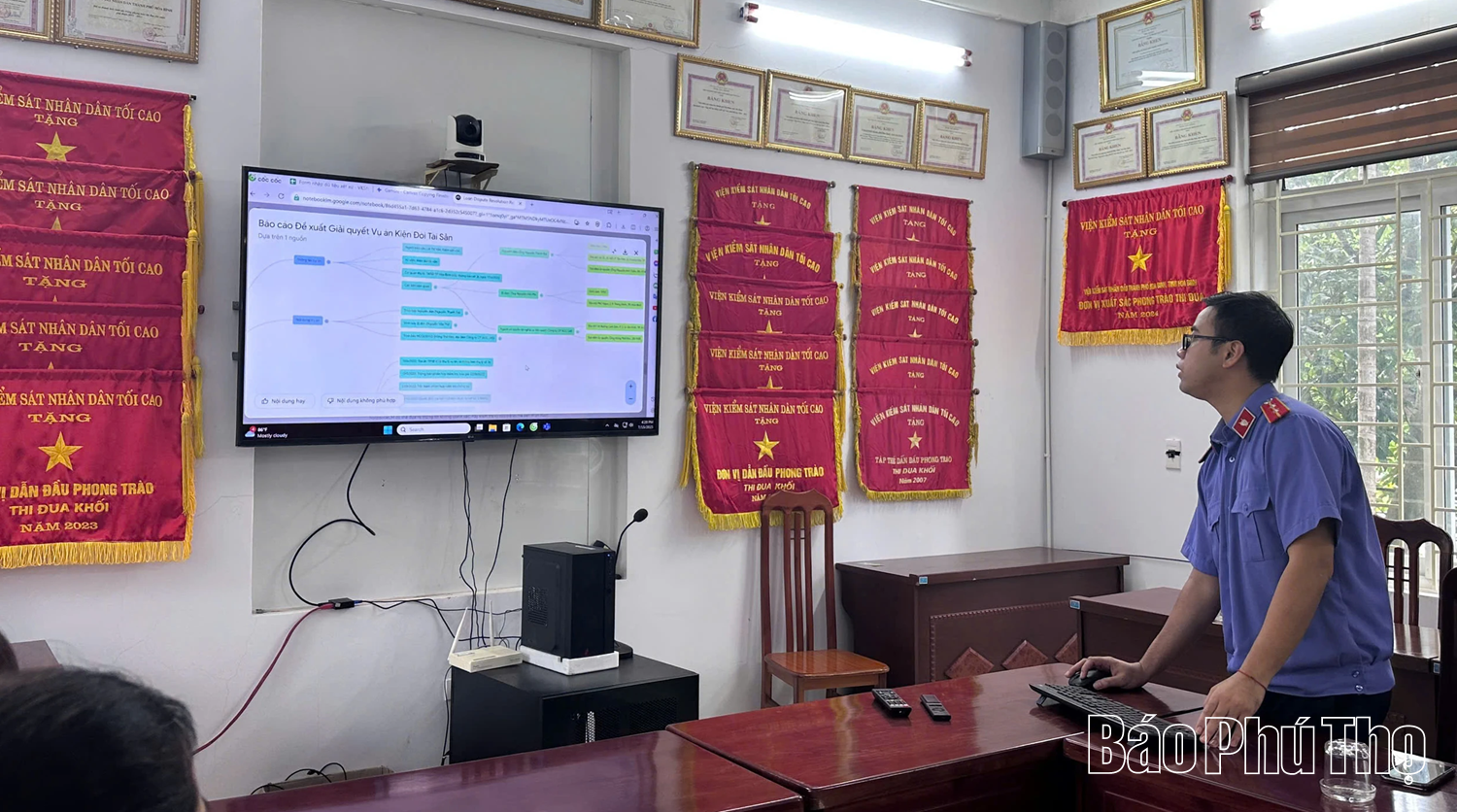 Viện kiểm sát nhân dân khu vực 12: Ứng dụng CNTT trong kiểm sát án