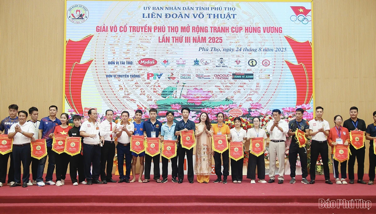 Giải Võ cổ truyền tỉnh Phú Thọ mở rộng tranh cúp Hùng Vương lần thứ III năm 2025