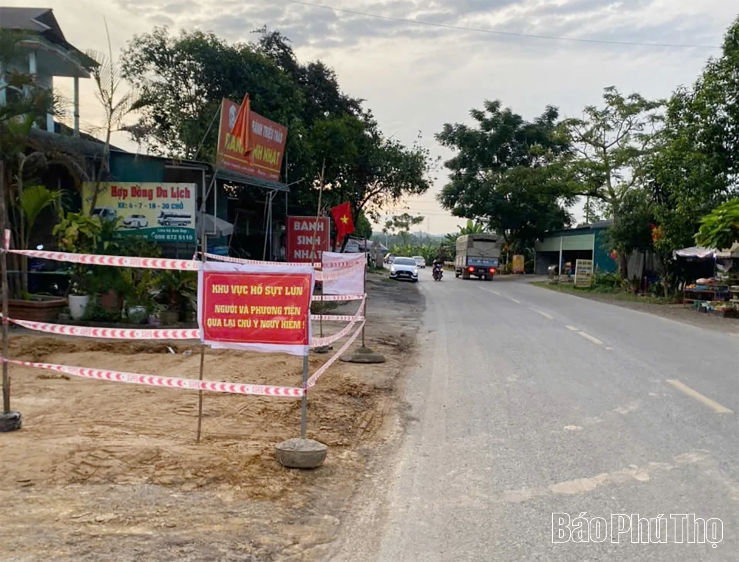 Đề xuất xử lý “hố tử thần” trên quốc lộ 12B, đoạn xã Thượng Cốc