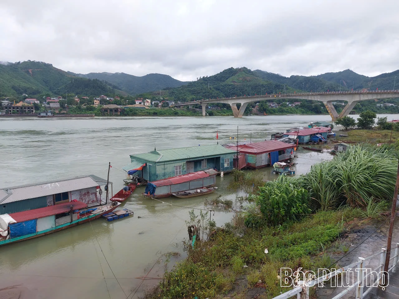 Cảnh báo mưa lớn khu vực tỉnh Phú Thọ do ảnh hưởng bão số 5