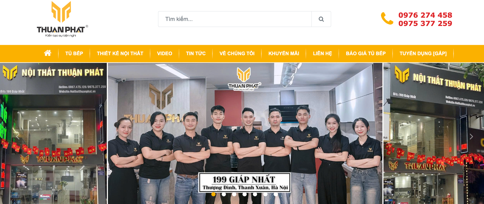 Top 5 mẫu tủ bếp inox cánh kính dẫn đầu xu hướng 2025 tại Nội Thất Thuận Phát
