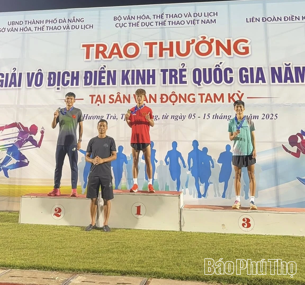 Phú Thọ giành 2 Huy chương Vàng ở Giải vô địch điền kinh trẻ quốc gia