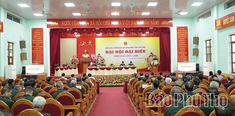 Đại hội đại biểu Hội Cựu chiến binh xã Vĩnh Phú, nhiệm kỳ 2025-2030