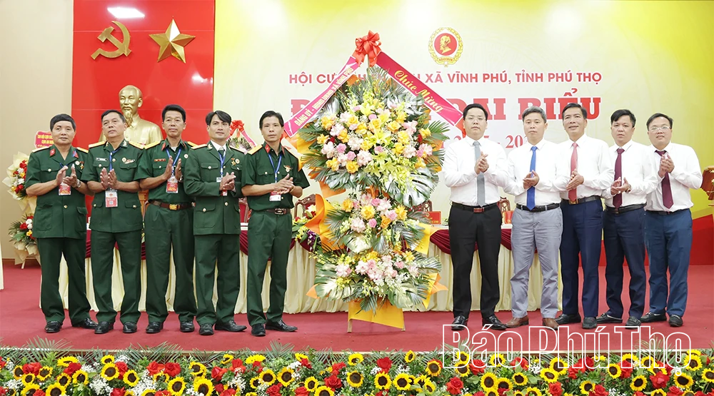 Đại hội đại biểu Hội Cựu chiến binh xã Vĩnh Phú, nhiệm kỳ 2025-2030