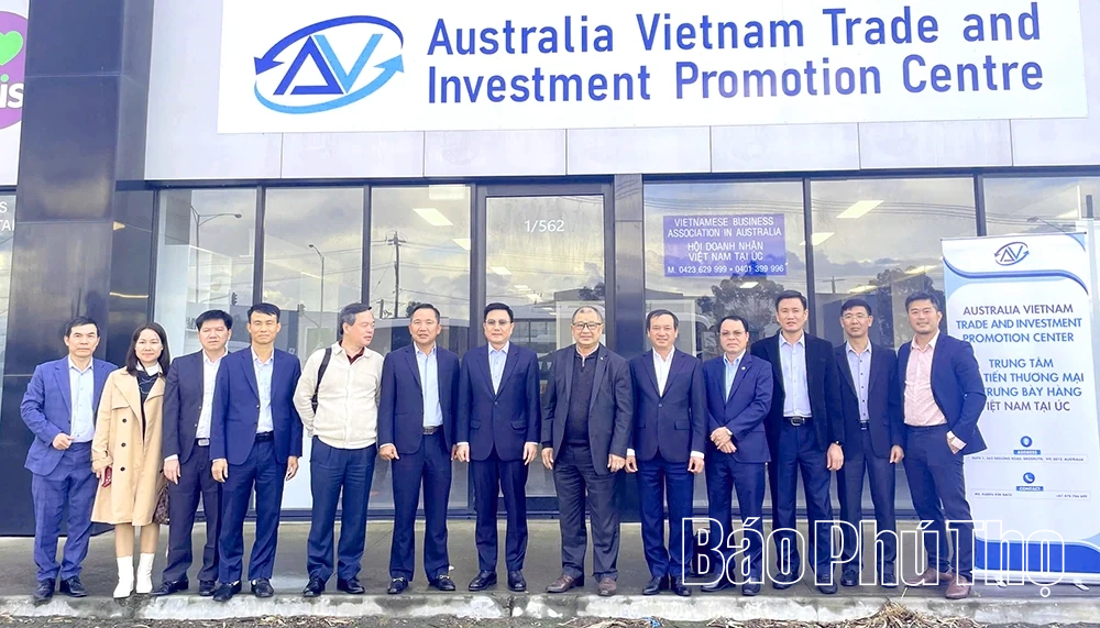 Lãnh đạo tỉnh Phú Thọ làm việc với Hội doanh nhân Việt Nam tại Úc