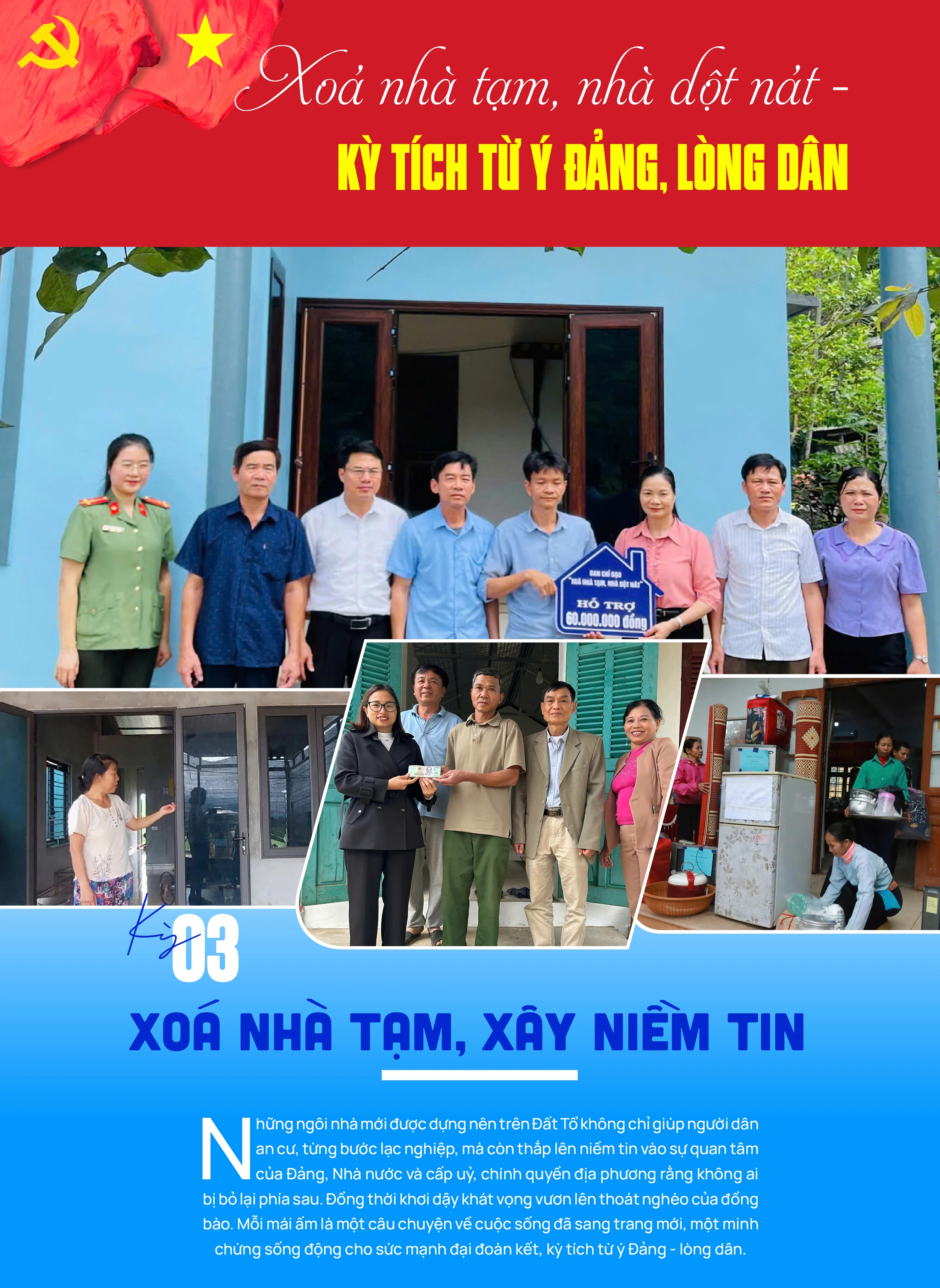 Kỳ 3: Xoá nhà tạm, xây niềm tin