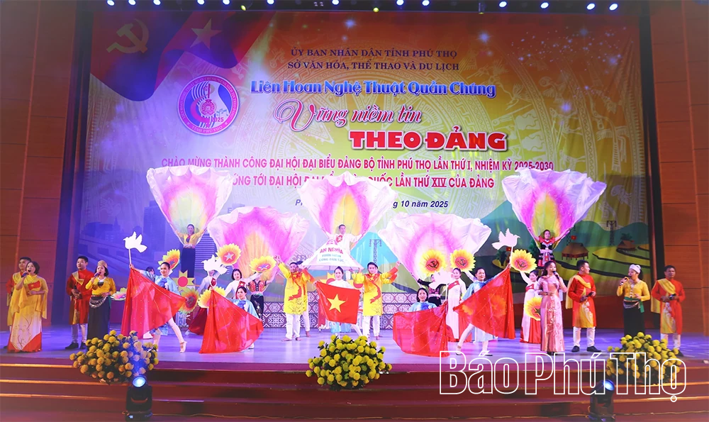 Liên hoan Nghệ thuật quần chúng tỉnh thành công tốt đẹp