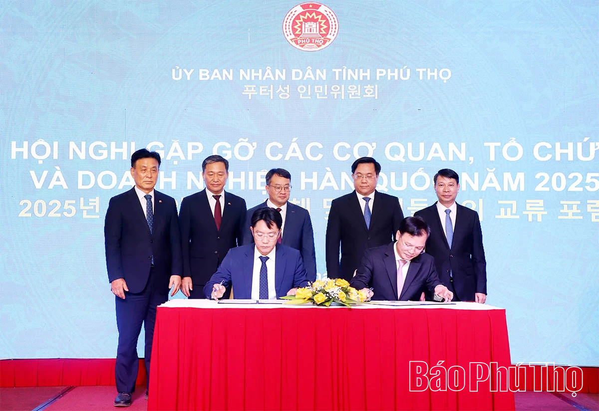 Kết nối sâu sắc hơn quan hệ đối tác giữa các cơ quan, tổ chức và doanh nghiệp Hàn Quốc với tỉnh Phú Thọ
