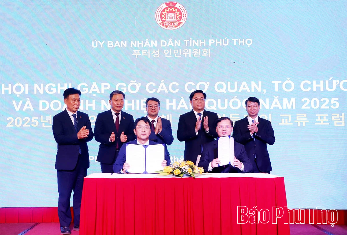 Kết nối sâu sắc hơn quan hệ đối tác giữa các cơ quan, tổ chức và doanh nghiệp Hàn Quốc với tỉnh Phú Thọ