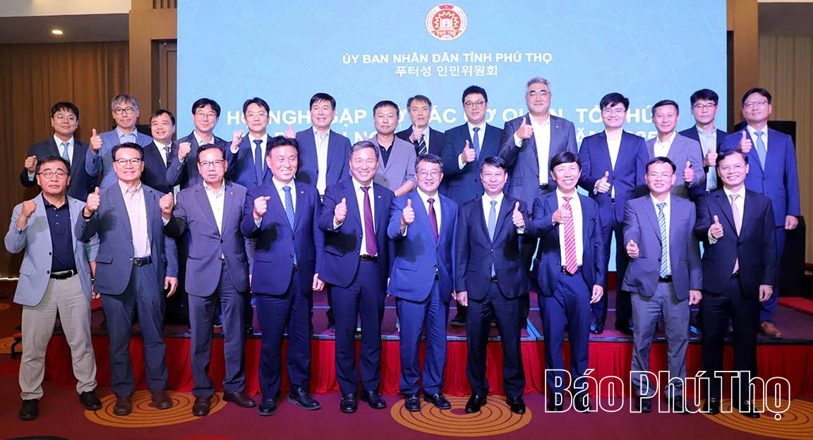 Kết nối sâu sắc hơn quan hệ đối tác giữa các cơ quan, tổ chức và doanh nghiệp Hàn Quốc với tỉnh Phú Thọ