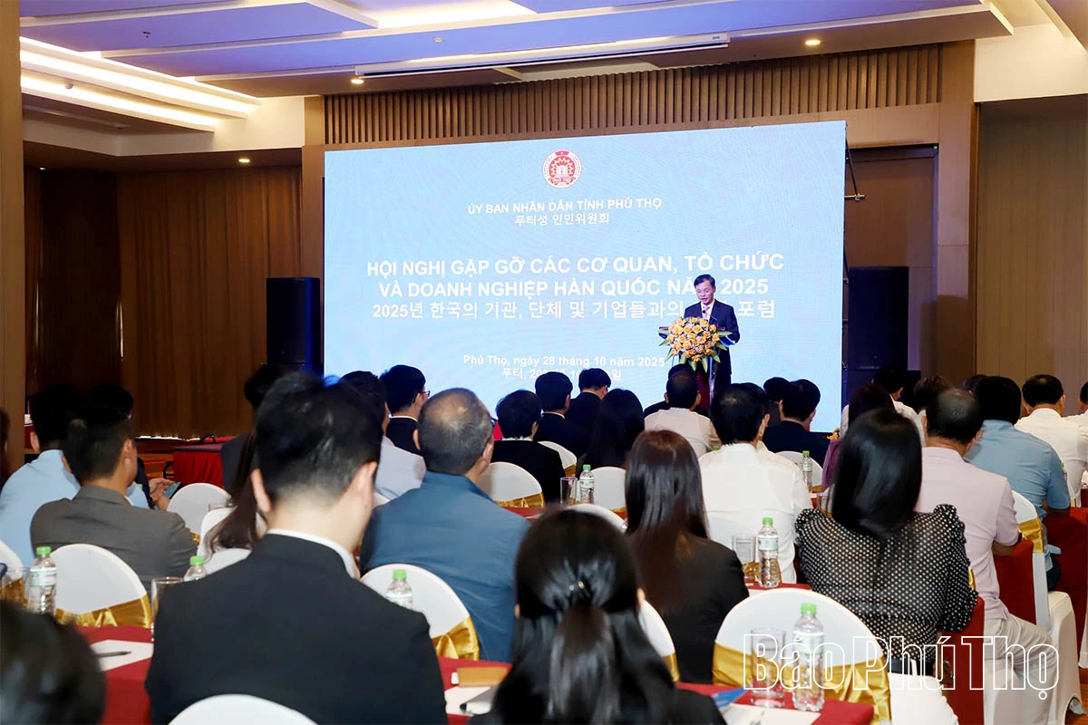 Kết nối sâu sắc hơn quan hệ đối tác giữa các cơ quan, tổ chức và doanh nghiệp Hàn Quốc với tỉnh Phú Thọ