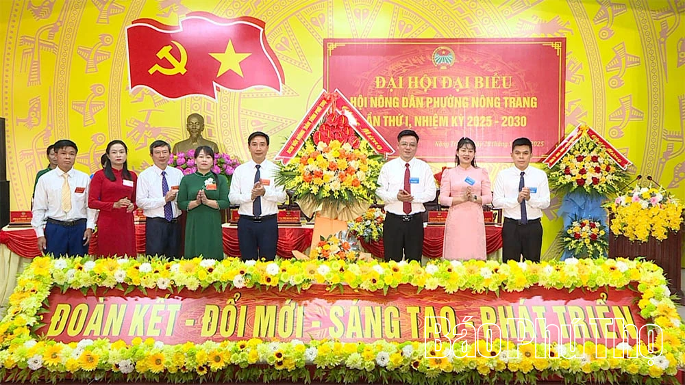 Đại hội đại biểu Hội Nông dân phường Nông Trang lần thứ I, nhiệm kỳ 2025-2030