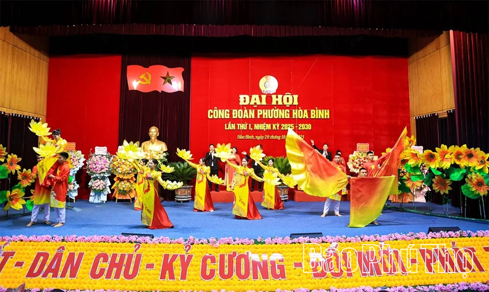 Đại hội Công đoàn phường Hòa Bình lần thứ I, nhiệm kỳ 2025-2030