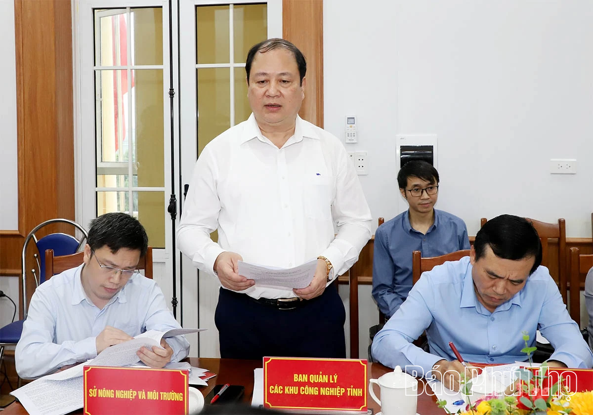 Chủ tịch UBND tỉnh Trần Duy Đông thăm và làm việc với 3 xã Sông Lô, Tiên Lữ, Sơn Đông